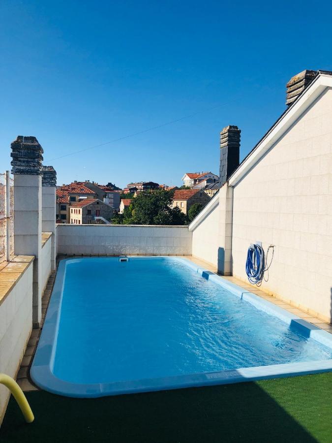 Enjoy Sanxenxo,200M Playa, Balcon Vistas Cies, Piscina & Terraza Azotea,2 Plazas Garaje, 2 Banos, Muy Luminoso, Muy Tranquilo,Muy Equipado, Centrico Apartment Luaran gambar